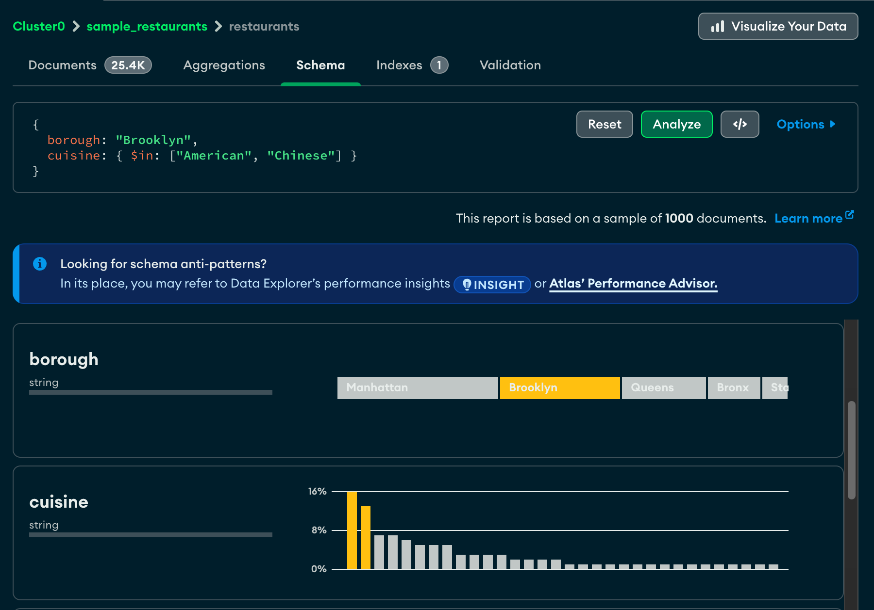 Example of removing a value from a filter